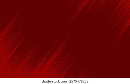 red halftone on dark red background. Vector dotted sparkles or halftone shine pattern texture Pop Art Style Background. eps 10