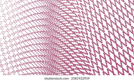 Red halftone pattern abstract background for fabric style