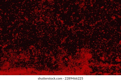 Fondo rojo de Halloween con espacio de copia para tu texto. Listo para aplicar a su diseño. Ilustración vectorial.