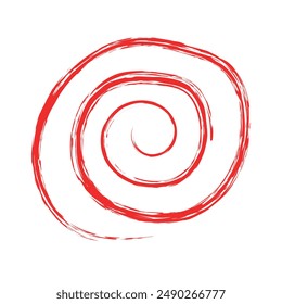 rojo dibujado a mano marcador oval, círculo iluminador diseño eps 10