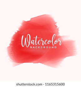 red hand painted watercolor texture background