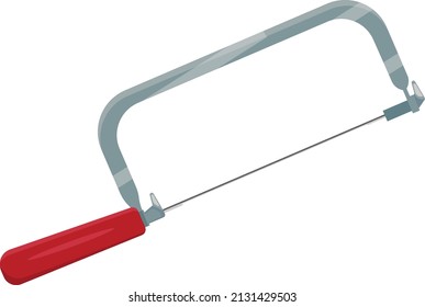 Visera roja, ilustración, vector sobre un fondo blanco.