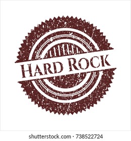 Red Hard Rock distress rubber texture