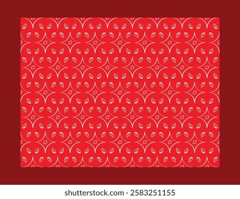 Red Harmony, A Geometric Pattern background