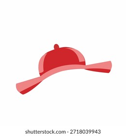 Icono del sombrero rojo para la celebración del año Nuevo