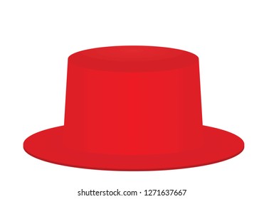 Red hat. vector illustration