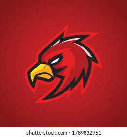 The Red Hawk Esports Logo Templates