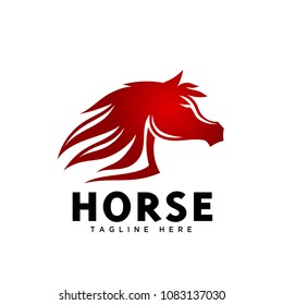 red head horse logo