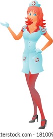 Red head nurse 