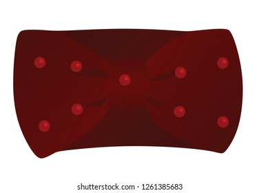 Red headband. vector illustration