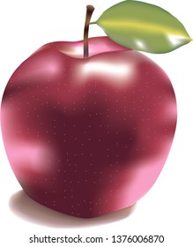 Red healthy Apple