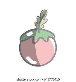 red healthy tomato vegetable icon