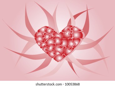 red heart