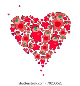 red heart