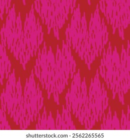 Red Heart Abstract Brush strokes pattern design for fashion textiles, graphics and crafts