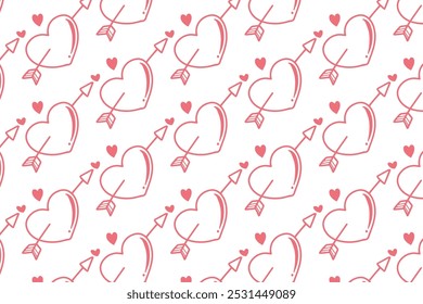 red heart arrow patternred heart arrow pattern 