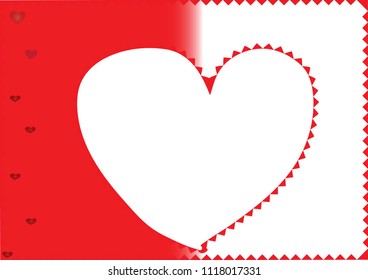 Red heart background
