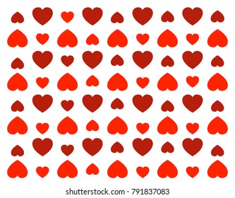 Red heart background