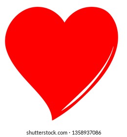 Red Heart Border Isolated ... Illustration EPS10_13