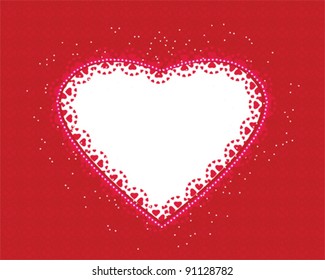 Red Valentine’s Heart Design Card