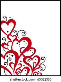 Red heart design vector illustration