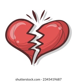 Doodle de corazón rojo editable fondo libre imagen vectorial