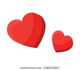 ilustración vectorial del icono del garabato rojo