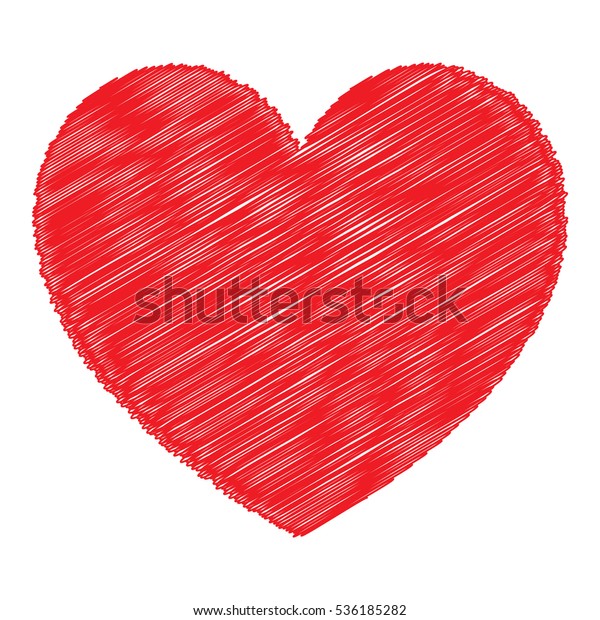 Red Heart Heart Effect Shading Vector Stock Vector (Royalty Free ...