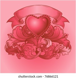 red heart emblem at the Renaissance