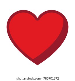 Red Heart Flat Icon