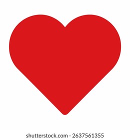A red heart graphic suitable for Valentine's Day or romantic themes. This image features heart, red, love, romance, valentine.