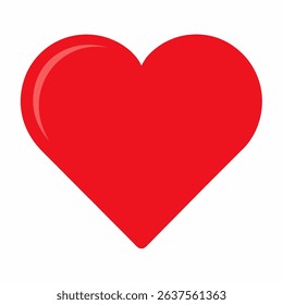 A red heart graphic, suitable for Valentine's Day or romantic themes. This image features heart, red, love, romance, valentine.