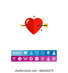 Red Heart Icon