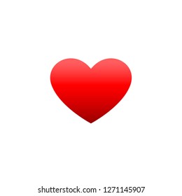 Red heart icon design