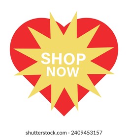 red heart icon. design element for valentine day