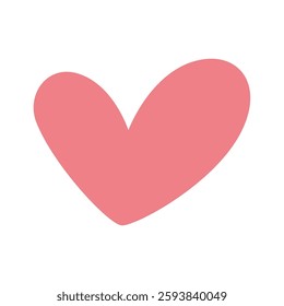Red heart icon design vector illustration, love clip art, clip art of love
