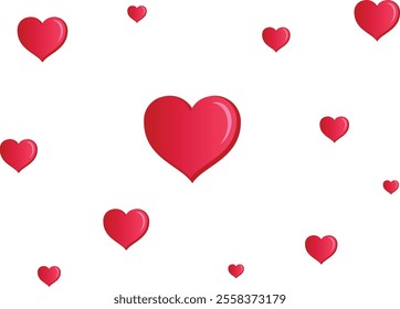 Red heart , heart icon, like and love