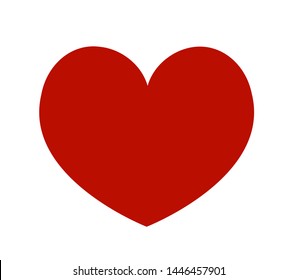 Red heart icon, love icon