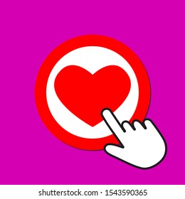 Love You Hand Making Mini Heart Stock Vector (Royalty Free) 1015356298 ...
