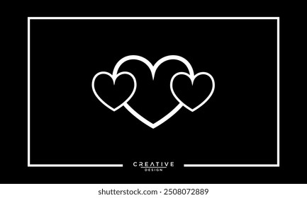  Red heart icon. Love sign. Vector illustration