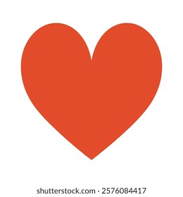 a red heart icon on a white background