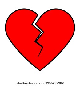 Red Heart icon vector. Love illustration sign collection. Valentine's Day symbol or logo.