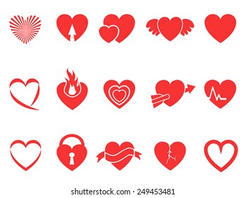 red heart icons