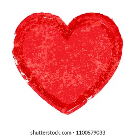 Red heart icon.Vector heart for your design.