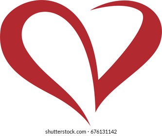 Red heart logo
