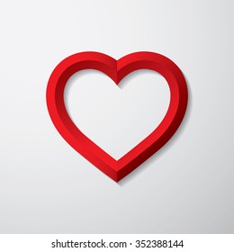 Red heart logo on white background.