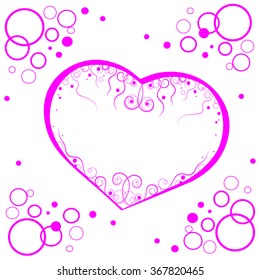 red heart love