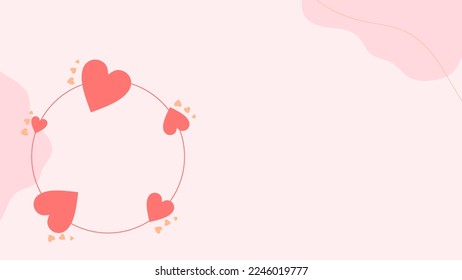 RED HEART, LOVE VALENTINES DAY BACKGROUND ILLUSTRATION DESIGN VECTOR GOOD FOR GREETING CARD, COVER DESIGN