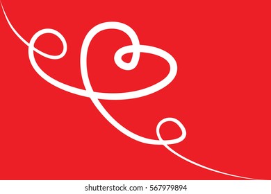 Red Heart. Love and Valentine's Day or Medical Symbol. Red Heart Love and Valentine's Day about the design.