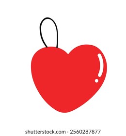 red heart on christmas day collection
